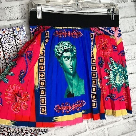 Roman Greece Boho Hippie Pleated Skirt Size Medium - Picture 2 of 6